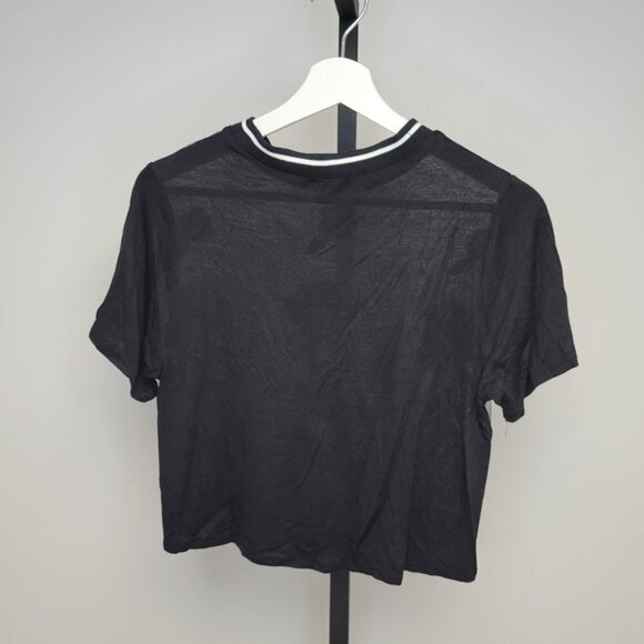 Luxe Sheer Front Roses Tee - Picture 4 of 4